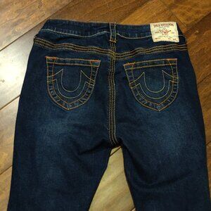 True Religion Jennie Curvy Mid Rise Super Skinny Women's Size 29